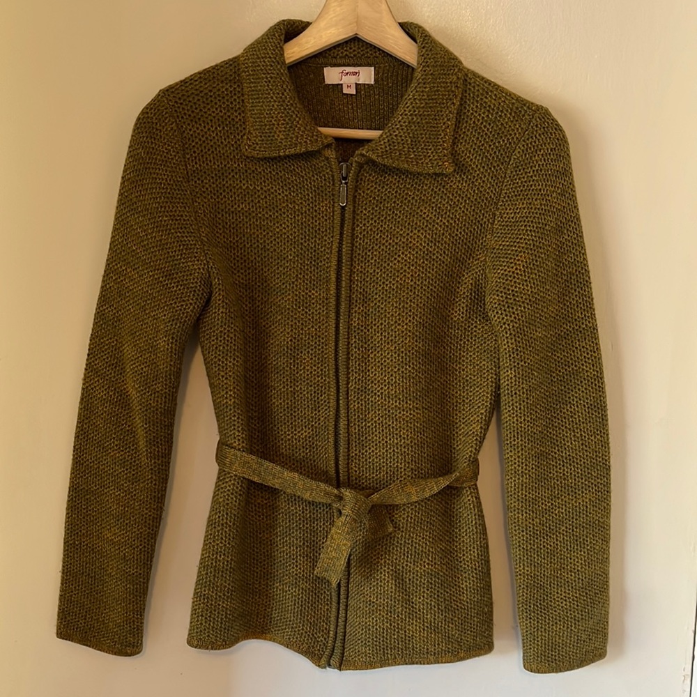 Fornari Wool Blend Knit Jacket